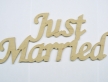 0346-Напис "Just Married"